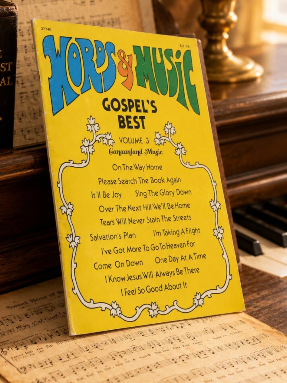 Vintage Words & Music Gospel's Best Vol 3 1975 Piano Songbook Canaanland